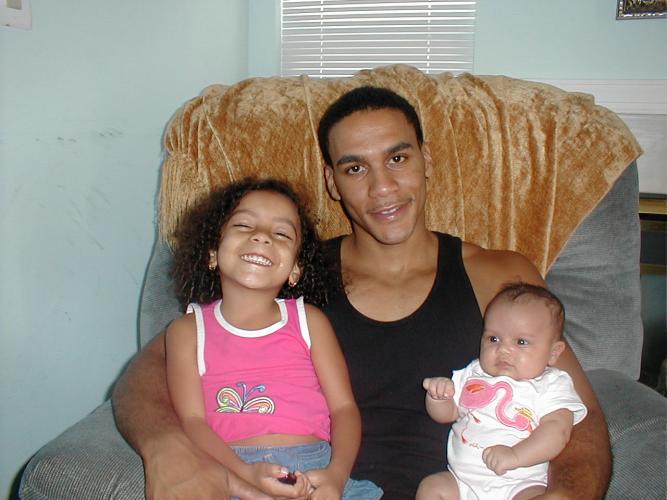 Brad with Alexis and Amaya-Summer 2004
